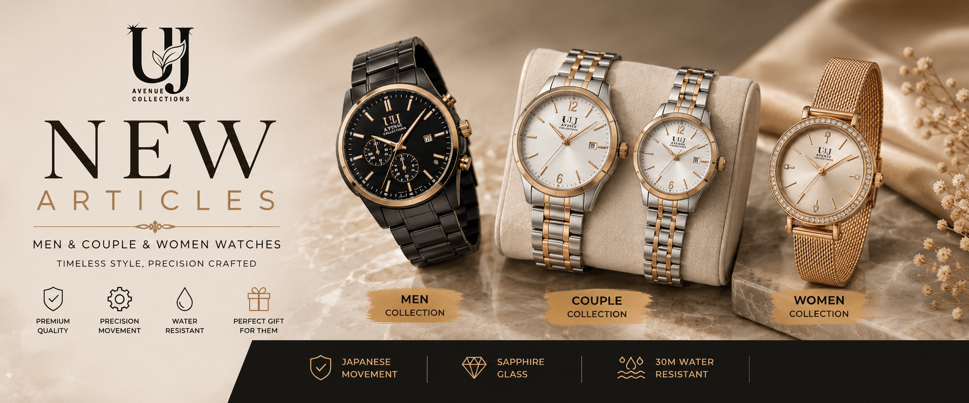 Men and women watches